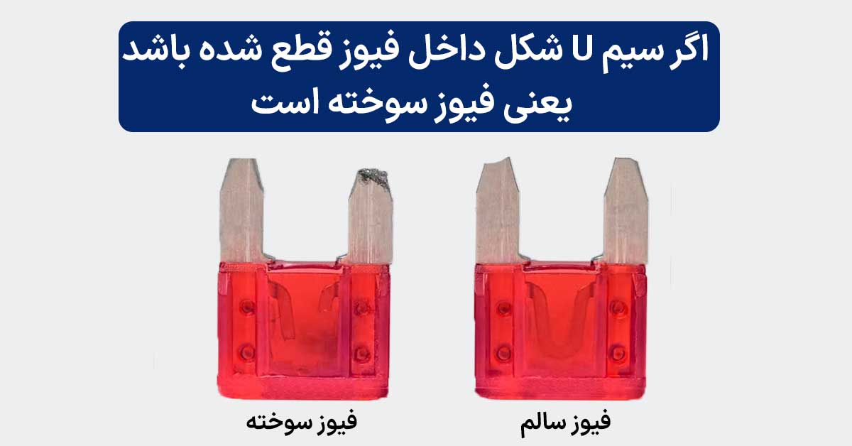 فیوز استارت پژو 405 سالم است یا سوخته