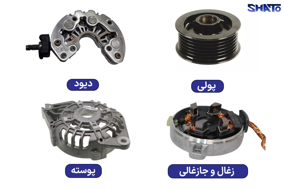 قطعات دینام ماشین