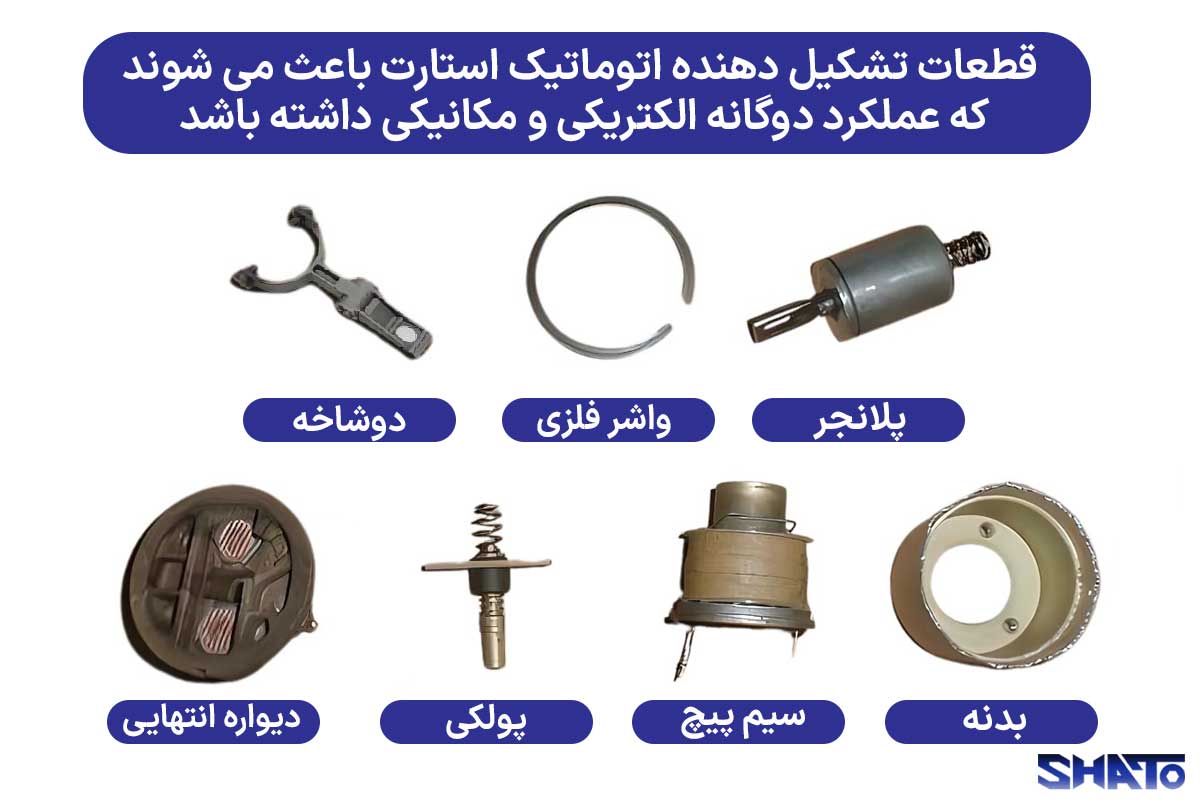 قطعات تشکیل دهنده اتوماتیک استارت